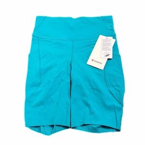 NWT Lululemon Fast and Free High-Rise Short 8” *5 Pocket (Tropics Tone) Size 6
